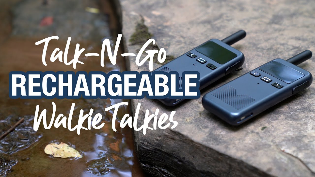 Video of the Talk-N-Go Rechargeable Walkie Talkies