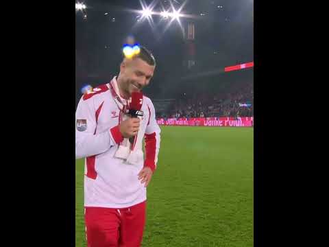 LUKAS PODOLSKI  - ABSCHIEDSSPIEL - ABSCHIEDSREDE SEHR EMOTIONAL 🥹  | #fcköln  #effzeh #effzehn