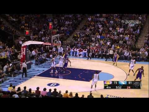 Lakers vs Bobcats Highlights(2.8.2013)