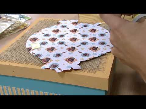 Caixa “Moana” (Scrapdecor) por Marisa Magalhães - 27/11/2017 - Mulher.com - P1/2