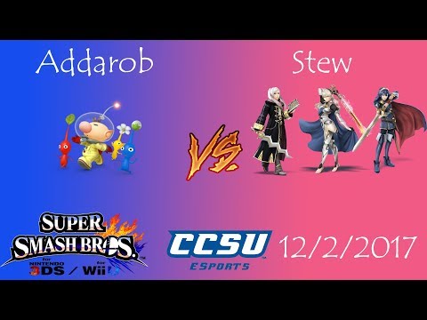 Riptide 4 Smash 4 - Addarob (Olimar) vs Stew (Robin, Corrin, Lucina)