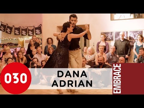  Adrian Ferreyra  and  Dana Frigoli  are  dancing  to  the  milonga  "  No Hay Tierra Como La Mia  "  by  Francisco Lomuto  at  Embrace Berlin Tango Festival  in  2016