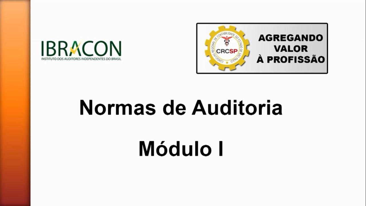 Normas de Auditoria - Módulo I