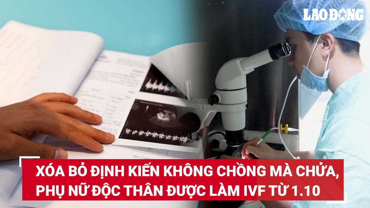 Xóa bỏ định kiến không chồng mà chửa, phụ nữ độc thân được làm IVF từ 1.10