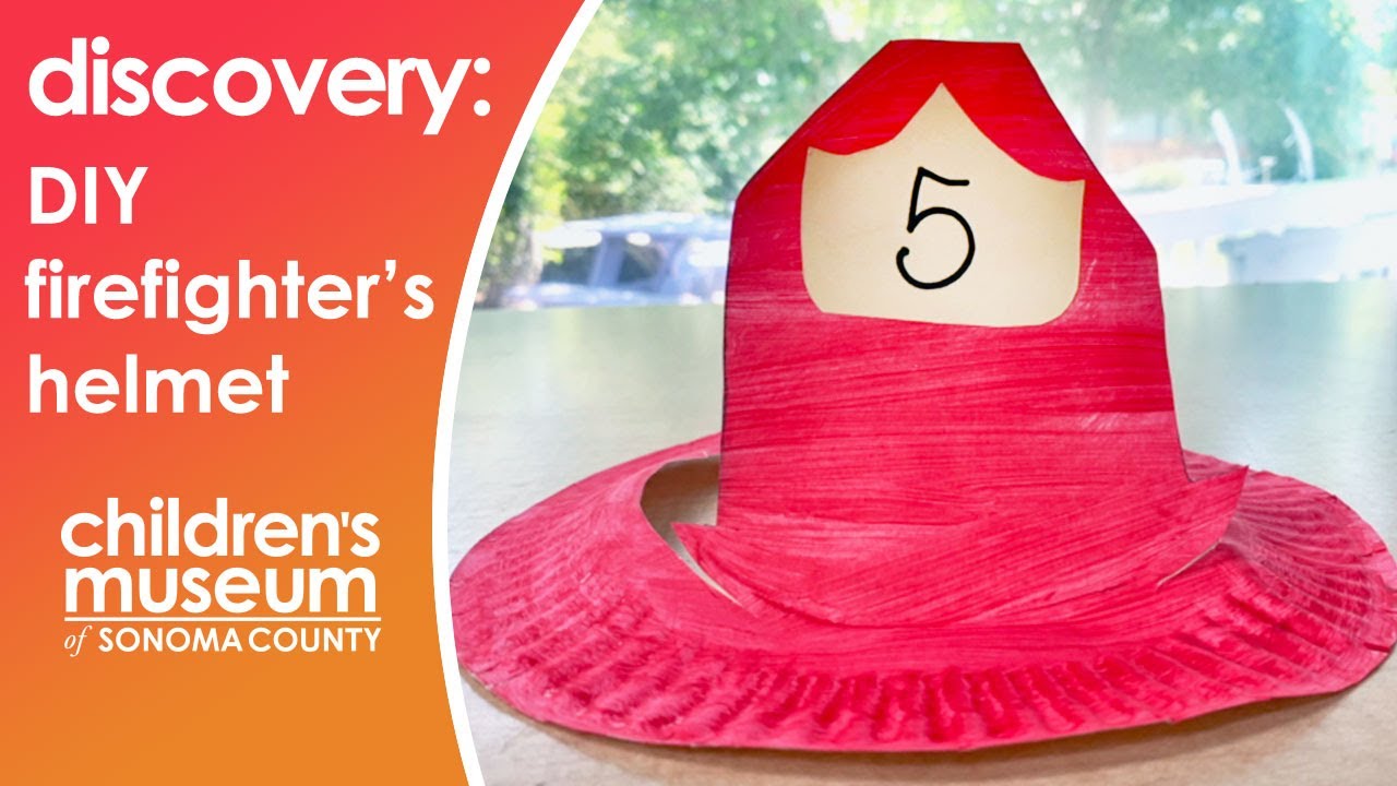Easy DIY Fireman Hat Craft for Kids | Simple, Stay at home Activity for Children