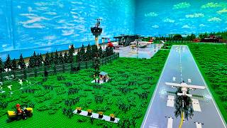 מסיים את ה-MOC שלי ל-LEGO Airport MOC!