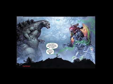 IDW/Boom:Dragonzord Vs Godzilla!From Godzilla Vs Power Rangers#1!