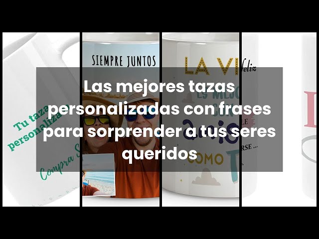 Vídeo relacionado con Taza Personalizada Amigas | Regalos Originales para Amigos | Tazas Originales para Regalar | Tazas Best Friends | Cerámica 350 ml | Hecho en España (Amiga eres mi persona favorita)