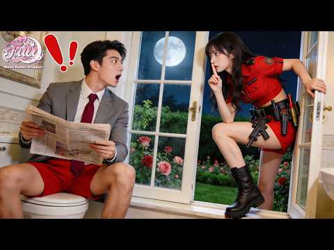 To Escape Chase,Poor Girl Climbs through Window into CEO's Bathroom—He Falls for Her at First Sight!