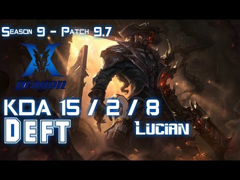 KZ Deft LUCIAN vs VAYNE ADC - Patch 9.7 KR Ranked