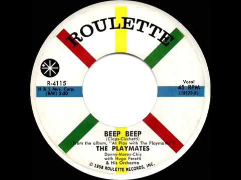 1958 HITS ARCHIVE  Beep Beep   Playmates single release version