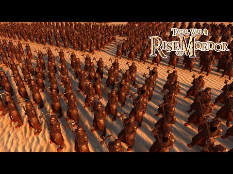 Rise Of Mordor -  Dwarf - Haradrim Battle Against Dale Elite - LOTR  Cinematic Battle