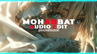 Mohabbat - Sunidhi Chauhan [edit audio]