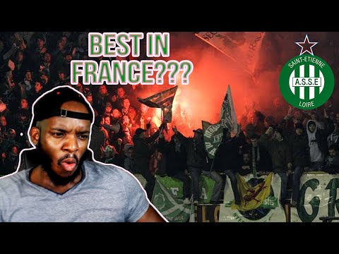 AMERICAN REACTS TO AS SAINT ÉTIENNE ULTRAS - BEST MOMENTS