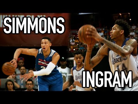 Ben Simmons & Brandon Ingram Matchup for the 1st Time