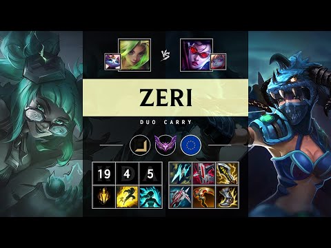 Zeri ADC vs Vayne: ULTRA CARRY - EUW Master Patch 25.S1.1