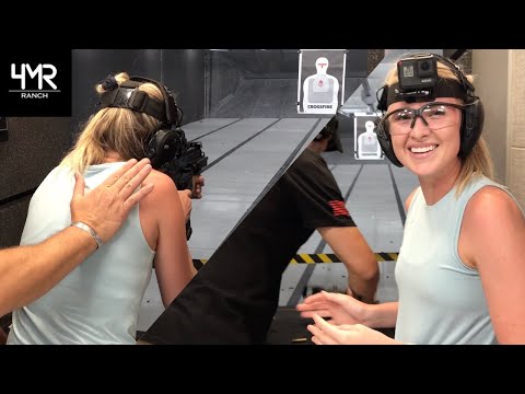 When a Girl Tries A Machine Gun...