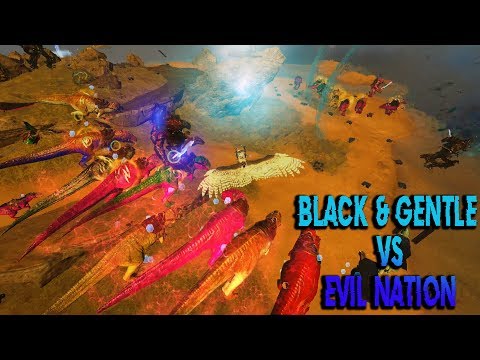 Party FOB on 331 Evil Nation Part 1 l Black & Gentle l ARK OFFICIAL PVP
