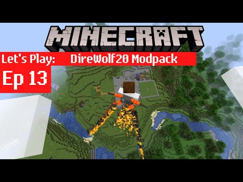 Mekanism Jetpack And Scuba gear - Direwolf20 1.16 Modded Minecraft Survival – Ep 13