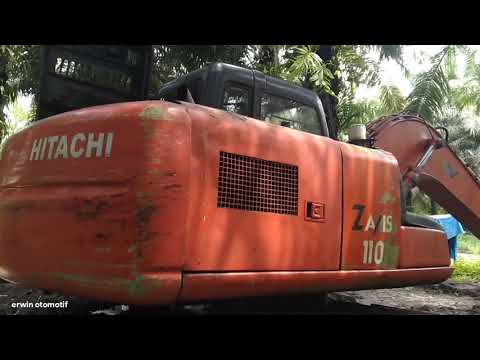 penyebab trek kanan trek kiri tidak berfungsi dengan normal,Hitachi 110 zaxis