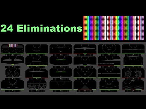 1000 Marbles Team Elimination Marble race in Algodoo [1000 Subs Special]