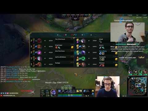 Pokimane Subs to Bjergsen! (Stream Highlight)