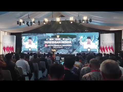 Presiden Resmikan Pabrik Petrokimia Pertama di Indonesia