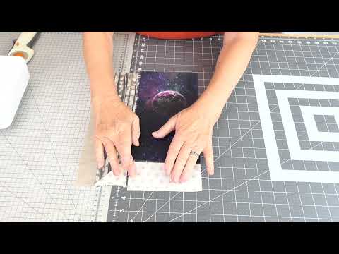 no 104 Patchwork Attic Window- nur aus Resten - Panel verarbeiten easy way !