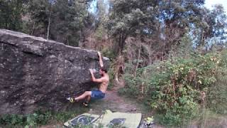 Video thumbnail of Las nueve motivaciones, 6b+. Fussimanya