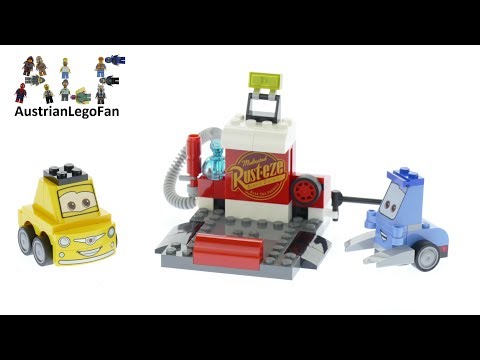 Vidéo LEGO Juniors 10732 : L'arrêt au stand de Guido et Luigi