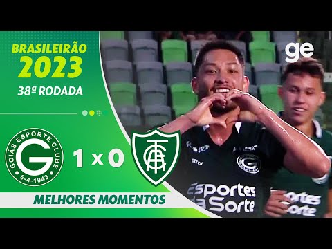 Gols e lances de Goiás x América-MG