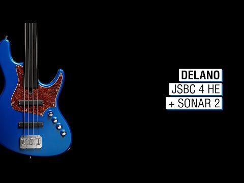 Delano JSBC 4 HE + Sonar 2 - Maruszczyk Elwood L4a Fretless 30"