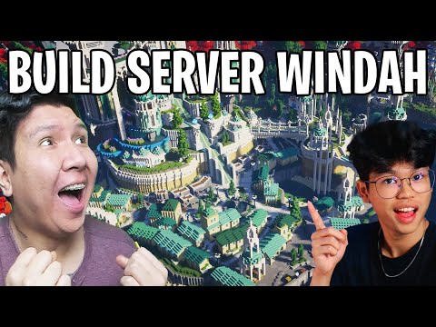 I built @WindahBasudara's most expensive Minecraft server spawn in 1 day, here's the result!!