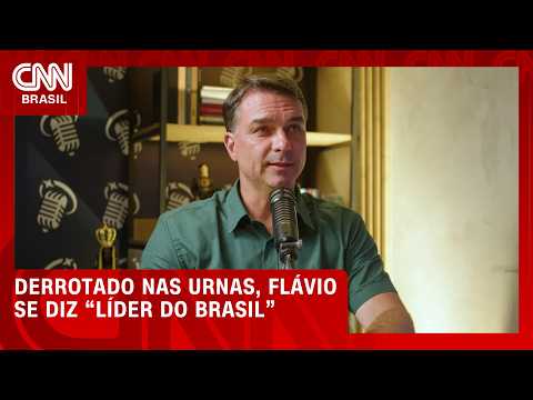Derrotado nas urnas, Flávio Bolsonaro se diz “Líder do Brasil” em carta | HORA H