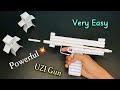 Making A Powerful PAPER GUN UZI That Shoots Paper Bullets How To Make A Paper Gun Ashraful Crafts