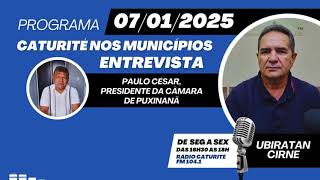 Programa Caturité nos Municípios do dia 07/01/2025