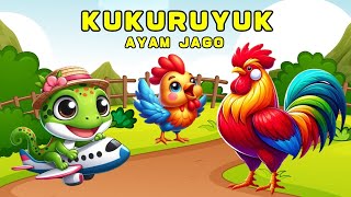 Kukuruyuk, Lagu Anak Indonesia 🐓 Belajar Bernyanyi Dan Anak Gembira | Kukuruyuk Ayam Jago Namanya