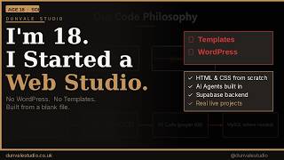 I'm 18 & I Started a Web Design Studio From Scratch. Meet Dunvale Studio