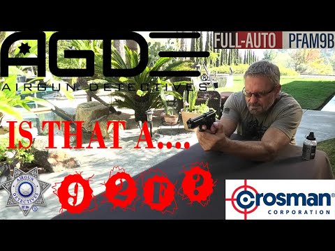 Beretta 92F or Full-Auto PFAM9B by Crosman