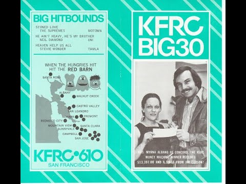 KFRC San Francisco / Jim Carson / 10 15 70