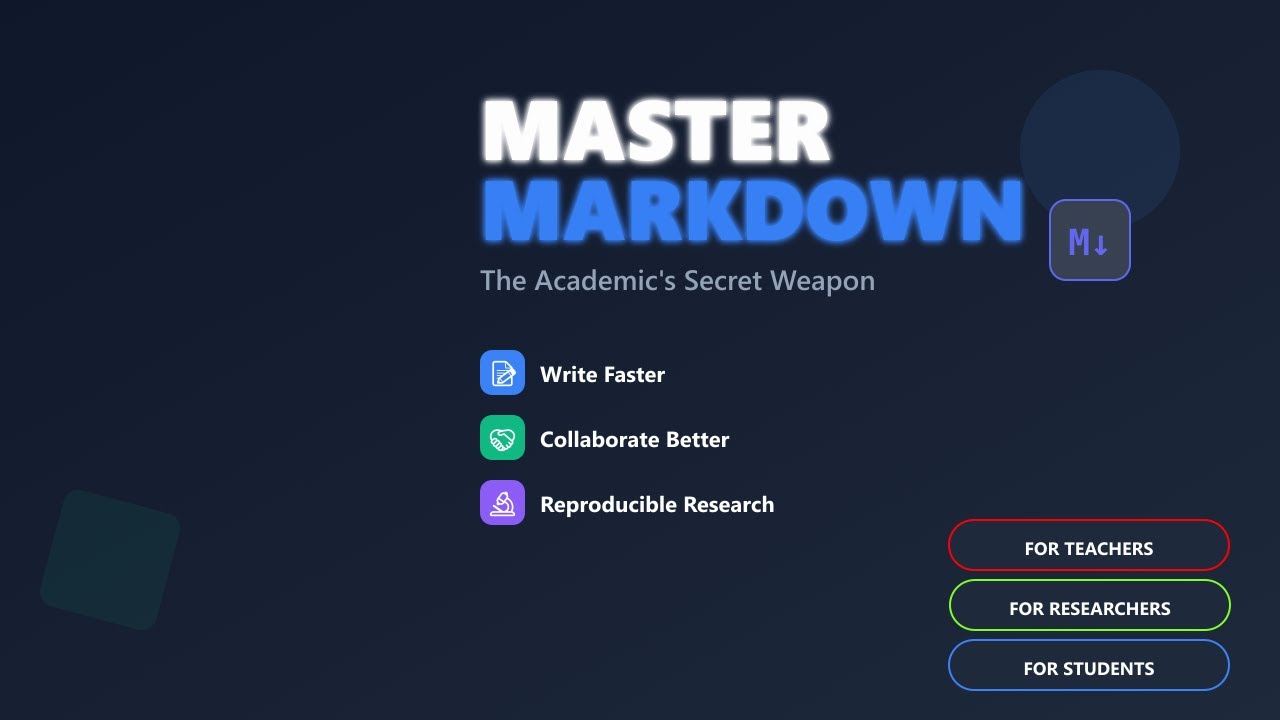 Why Every Researcher Should Learn Markdown (Complete Beginner's Guide)