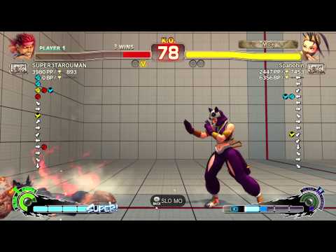 Spabobin (Ibuki) vs Super Santarouman (Evil Ryu) USF4