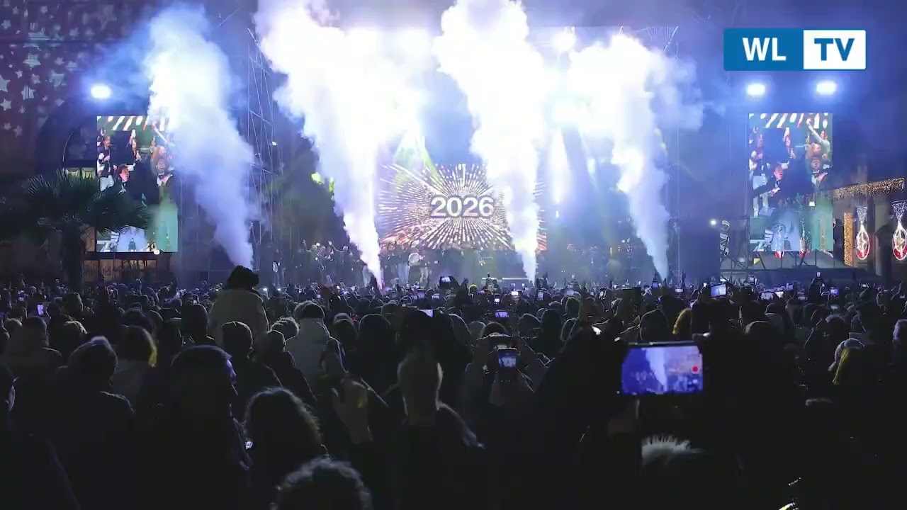 Countdown Capodanno 2026 a Palermo in Piazza Ruggero Settimo (Politeama)