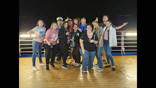 Day 2 . First sea day on this group cruise with Royal Princess.