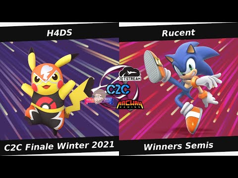 C2C Finale Winter 2021 Winners Semis - H4DS (Pikachu) Vs. Rucent (Sonic) Smash Ultimate - SSBU