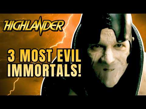 The TOP 3  Highlander VILLAINS are NOT Who You Think!
