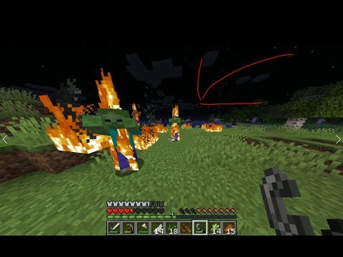 TULISET TAISTELUT // Minecraft seikkailut #8 w/eino