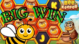 π Bee Keeper β BIG WIN! π― Sweet Bonus Feature Slot Gameplay