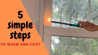 WINTERIZE Your Home in 5 Easy Steps || 🔥Stay Warm & Cozy🔥