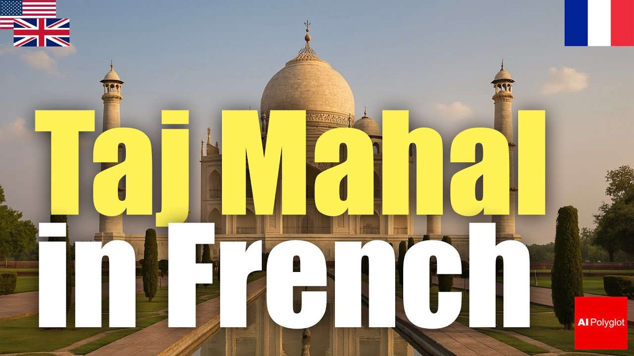 Taj Mahal in French | Passive listening | L2Language | with hiragana episode artwork